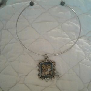 Steampunk  choker necklace